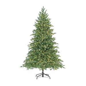 7.5 ft. Pre-Lit LED Elegant Grand Fir Artificial Christmas Tree