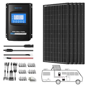 500-Watt Monocrystalline OffGrid Solar Power Kit with 5 x 100-Watt Solar Panel, 40 Amp MPPT Charge Controller
