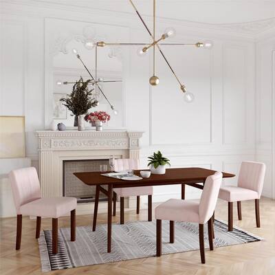 Pink Dining Chairs Kitchen, Baby Pink Dining Room Chairs