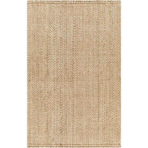 Jerita Khaki Doormat 2 ft. x 4 ft. Indoor Area Rug