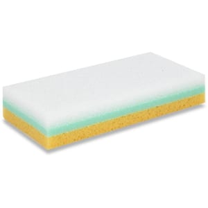 3M 2 7/8 in. x 4 7/8 in. x 1 in. Fine Angled Drywall Sanding Sponge  CP-042NA - The Home Depot