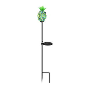 Green Pineapple Solar Garden Stake