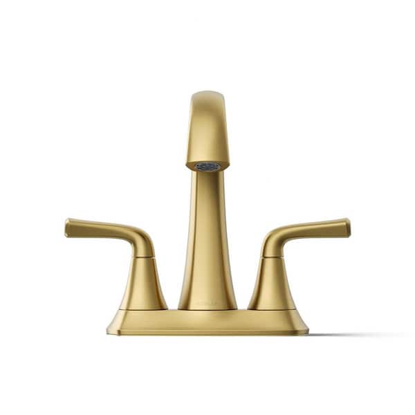 KOHLER Sundae 4 in. Centerset 2-Handles Bathroom Faucet in Vibrant