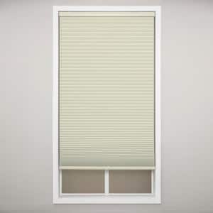 Alabaster Cordless Blackout Eco Polyester Cellular Shades - 18 in. W x 48 in. L