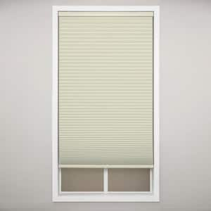 Alabaster Cordless Blackout Eco Polyester Cellular Shades - 34.5 in. W x 60 in. L