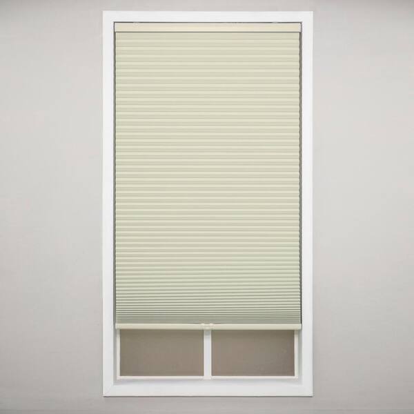 Perfect Lift Window Treatment Alabaster Cordless Blackout Eco Polyester Cellular Shades - 61 in. W x 42 in. L