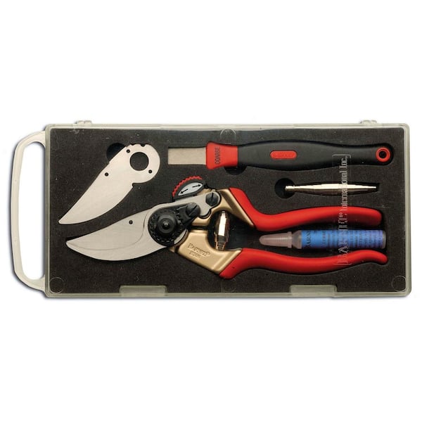 BARNEL USA Collection Series 7 in. Ergonomic Bypass Pruner Kit B307CS - The  Home Depot