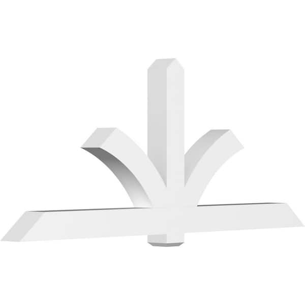 Ekena Millwork Redmond 96 in. W x 40 in. H x 6 in. D Signature Polyurethane Bracket