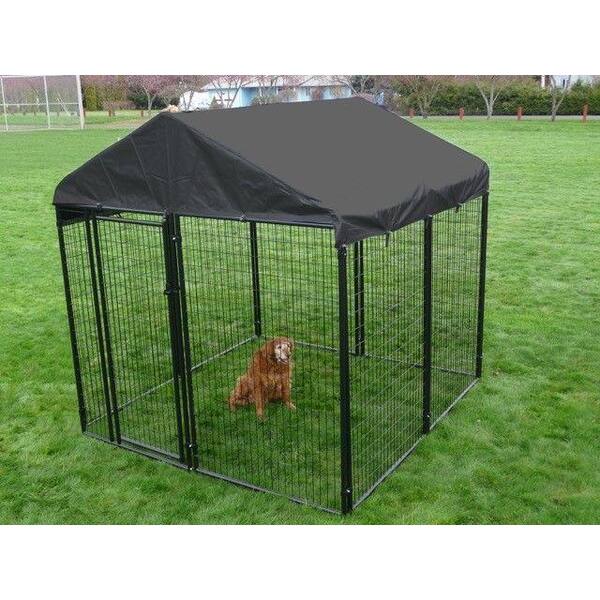 begrijpen revolutie meesterwerk Lucky Dog 6 ft. H x 10 ft. W x 10 ft. L Modular Kennel with Cover and Frame  CL 69145 - The Home Depot