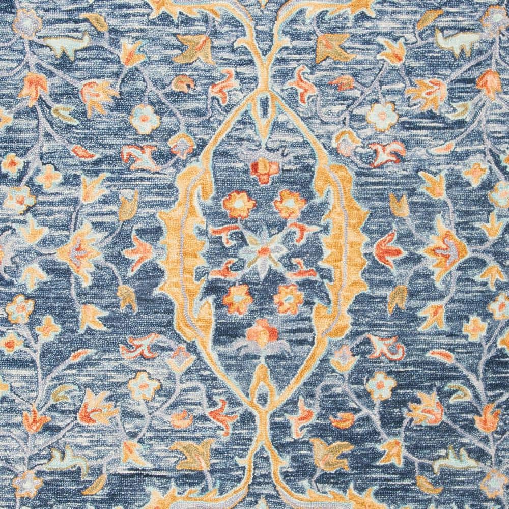 Handmade Multicolor Wool 9' x 12' Tufted Area Rug