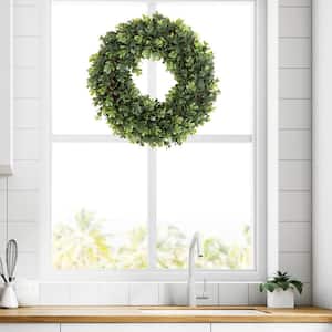 12 in. Round Artificial Boxwood Wreath