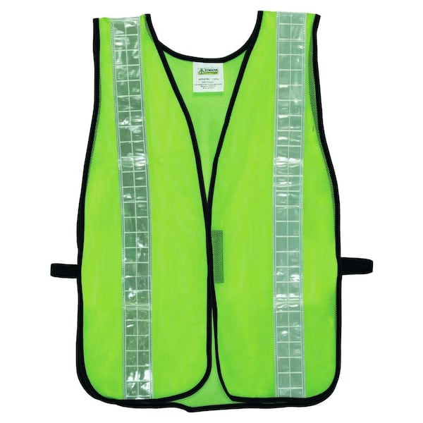 Cordova High Visibility Lime Green Mesh Safety Vest (One Size Fits All)