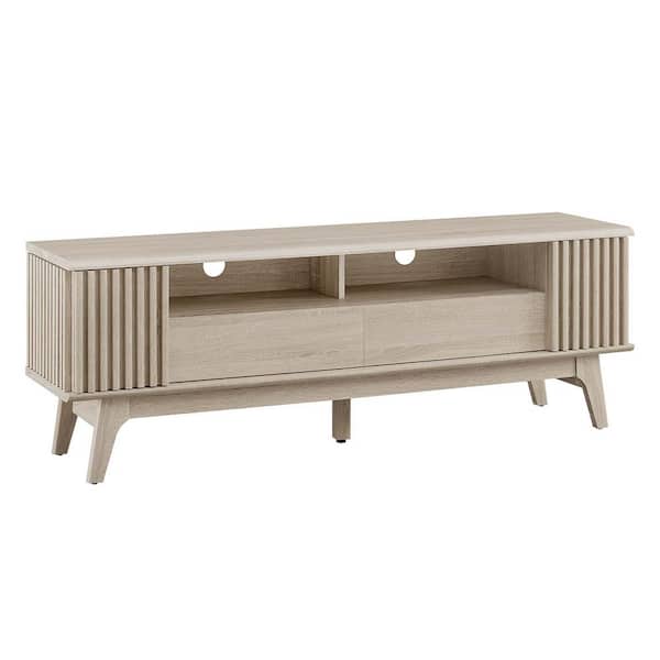 MODWAY Eudora 60 in. TV Stand in Oak