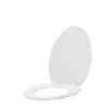 Lift-Off Elongated Closed Front Toilet Seat in White