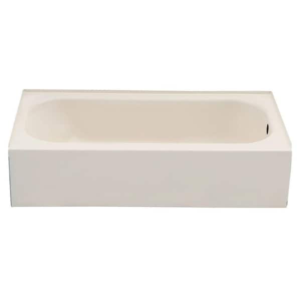 Bootz Industries BootzCast 60 in. x 30 in. Soaking Alcove Bathtub with Right Drain in Biscuit
