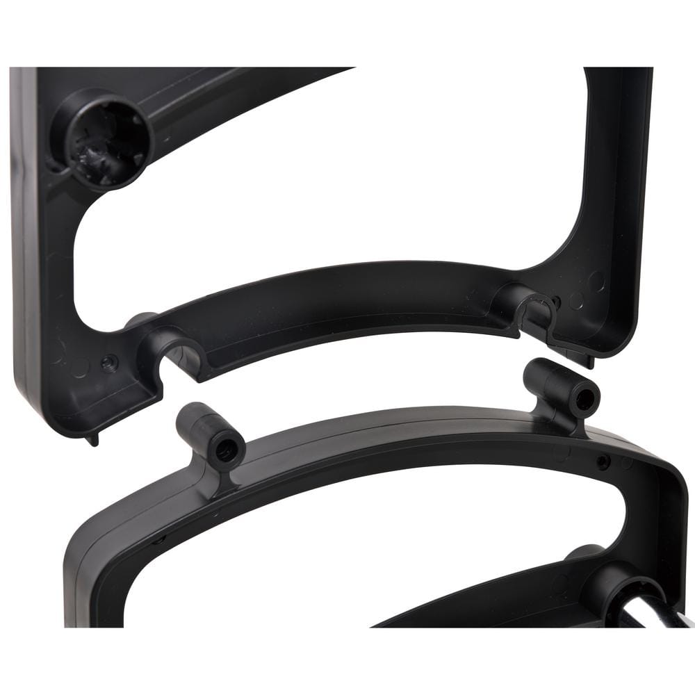 Black and Silver 4-Tier Expandable Stackable Shoe Rack