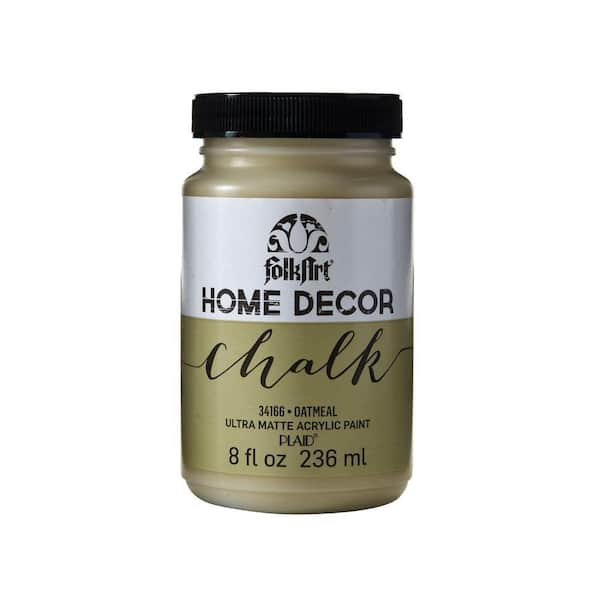 FolkArt Home Decor 8 oz. Oatmeal Ultra-Matte Chalk Finish Paint