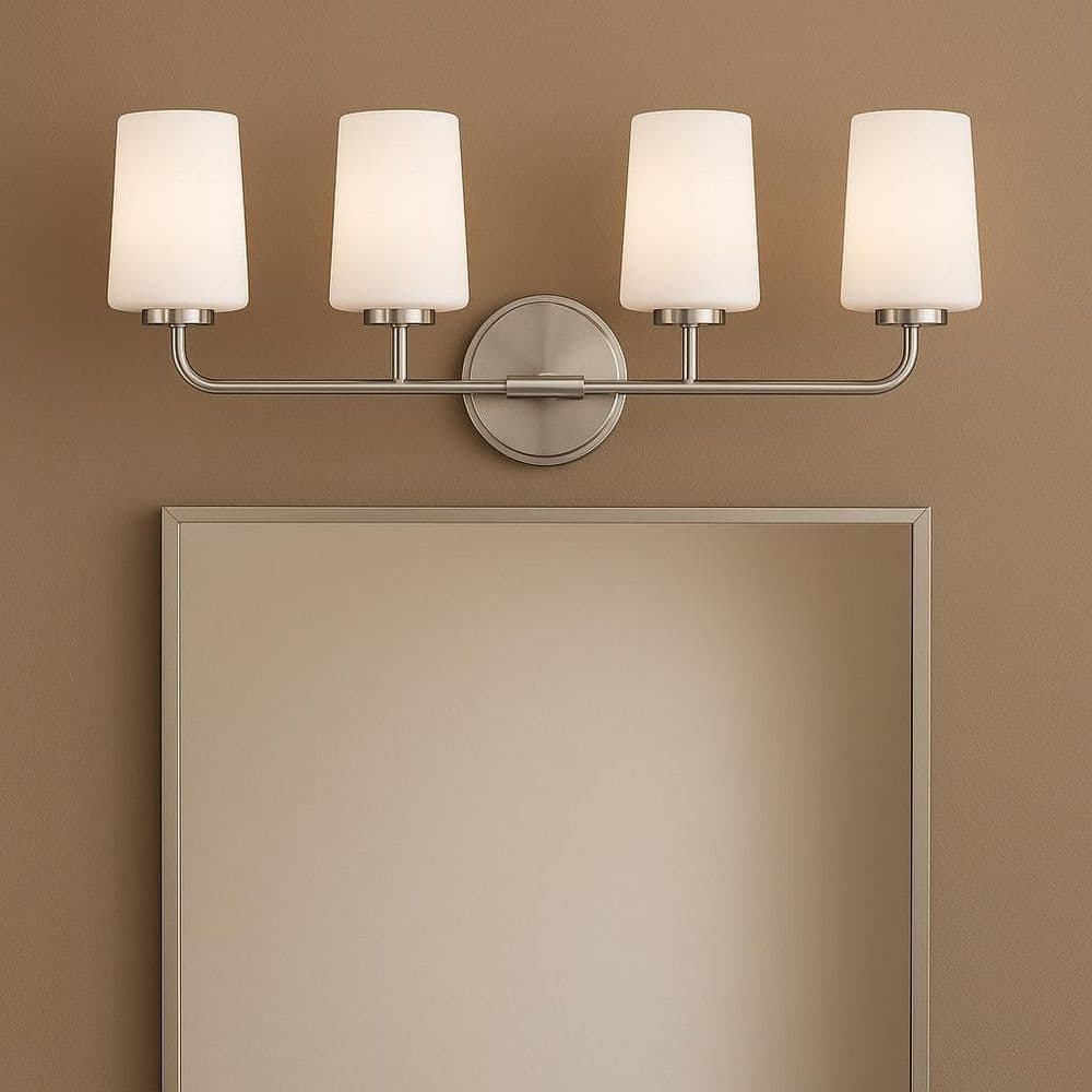 Kline 33.0 in. 4 Light Chrome Vanity Light price history on PriceWatchPro