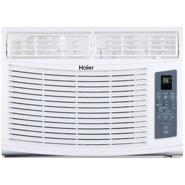 Haier 12,000 BTU 115-Volt Window-Mounted Air Conditioner and Magnetic Remote with Braille