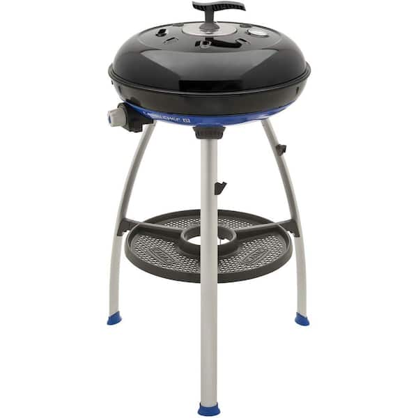Cadac Carri Chef 2 Portable Propane Gas Grill with Pot Stand, Griddle and Split Grill Top
