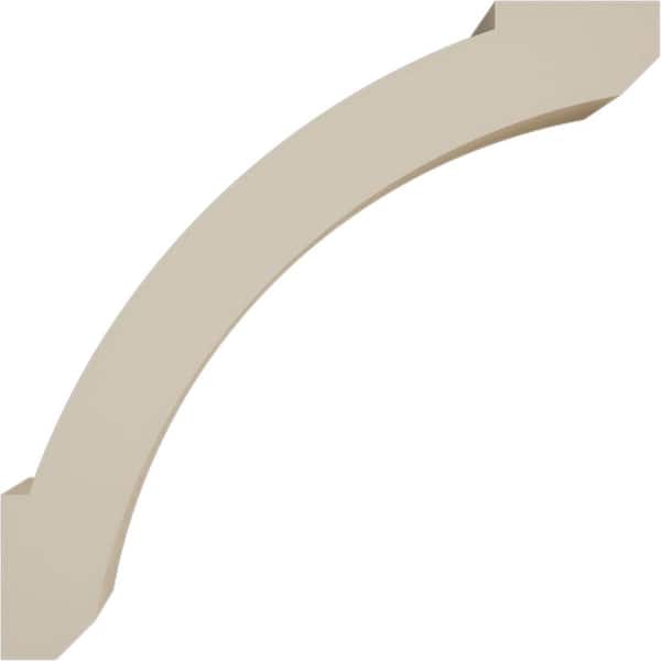 Ekena Millwork Lafayette 3 in. W x 6 in. H x 6 in. D Polyurethane Knee Brace