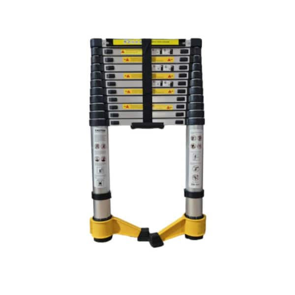 11.5 ft. Aluminum Folding Extension 11 ft. Extended Height 330 lbs. Load Capacity ANSI Ladder Rated