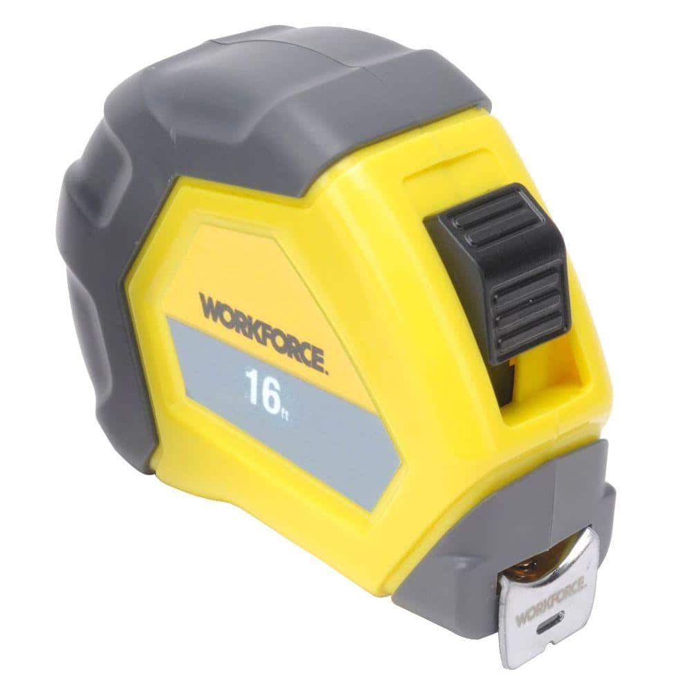 Workforce 16 Ft. Tape Measure 010-279-WKF - The Home Depot