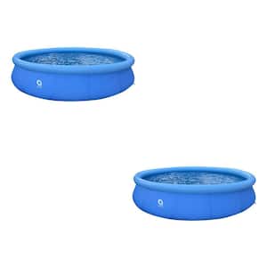 15 ft. x 36 in. Prompt Set Inflatable Outdoor Backyard Swimming Pool(2 Pack)