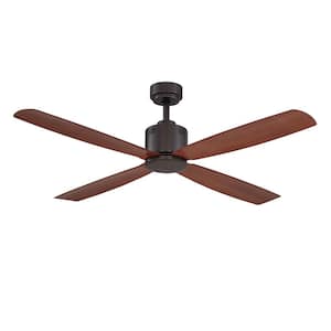 Kitteridge 52 in. Indoor Medium Wood Tone Ceiling Fan
