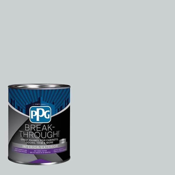 1 qt. PPG1039-1 Ghost Whisperer Semi-Gloss Door, Trim & Cabinet Paint