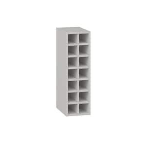 Littleton Painted 9 in. W x 30 in. H x 14 in. D in Gray Wall Kitchen Cabinet Wine Rack
