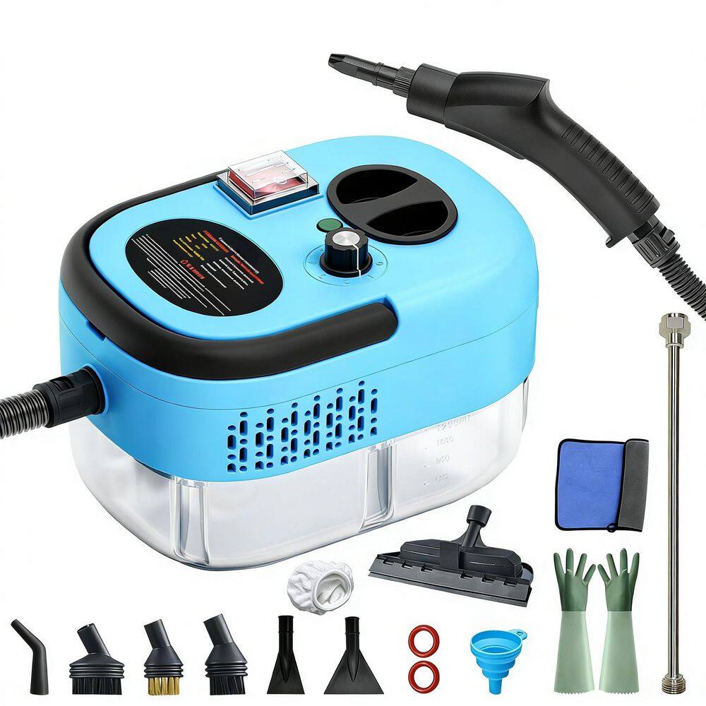 Wudkey 12-Piece Bathroom Accessory Set, 2500W Handheld Steam Cleaner in ...