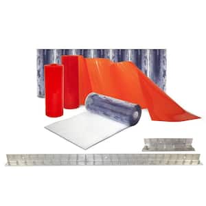 Clear-Flex II 5 ft. x 8 ft. PVC Strip Door Kit