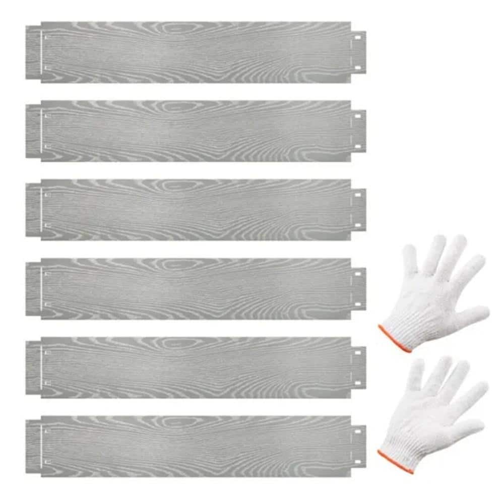 20 ft Galvanized Metal Landscape Edging, 6 Flexible Panels for Garden Beds, Lawn Borders & Pathways price history on PriceWatchPro
