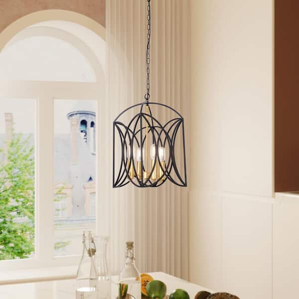 Kichler Sausalito Olde Bronze Traditional Clear Glass Teardrop Pendant Light