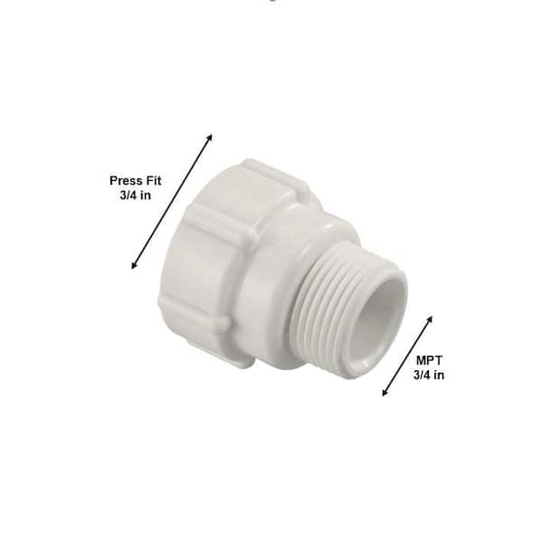 3/4 in. x 3/4 in. PVC-Lock MPT Adapter