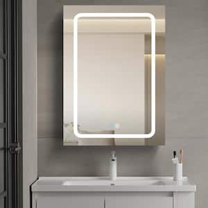 Vanity Art 20 in. x 25 in. x 6 in. LED Lighted Surface Mount Medicine ...
