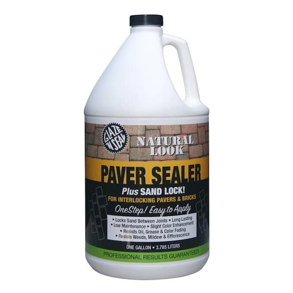 Glaze 'N Seal 1 Gallon GNS Clear Natural Look Paver Sealer with Sand ...