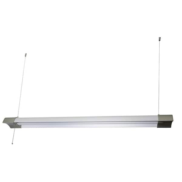 Commercial Electric 4 ft. White Integrated LED Shop Light at 4000