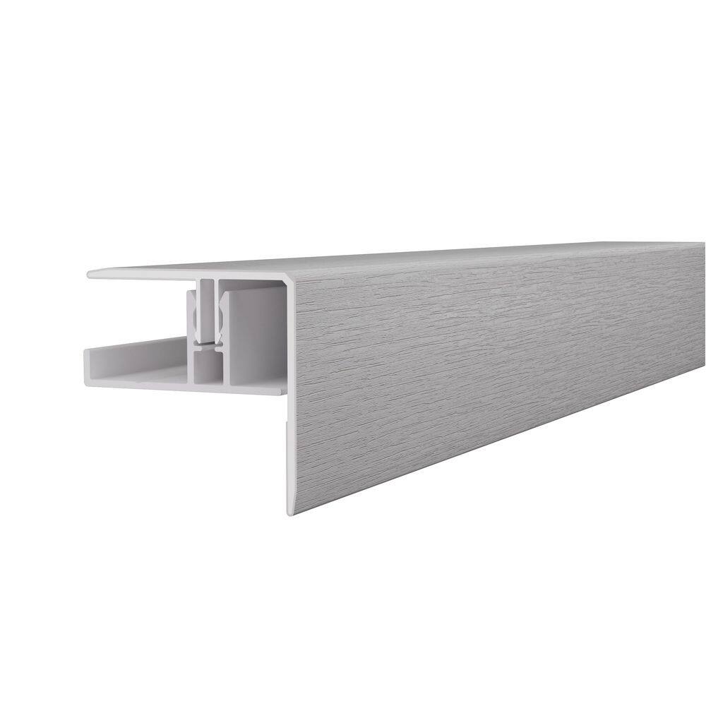 Alusions 1.81 in. x 2 in. x 8 ft. Icelandic Smoke White  Composite Aluminum F Trim Kit for .5 in. Board price history on PriceWatchPro
