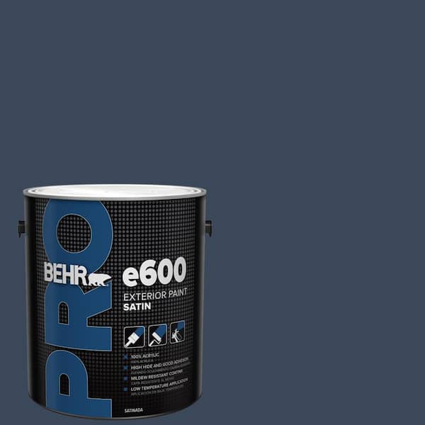 1 gal. #M500-7 Very Navy Satin Enamel Exterior Paint