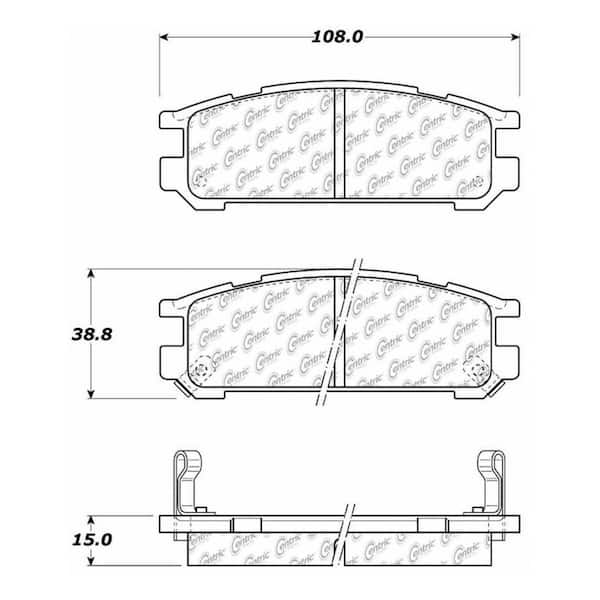 Centric Parts Disc Brake Pad Set