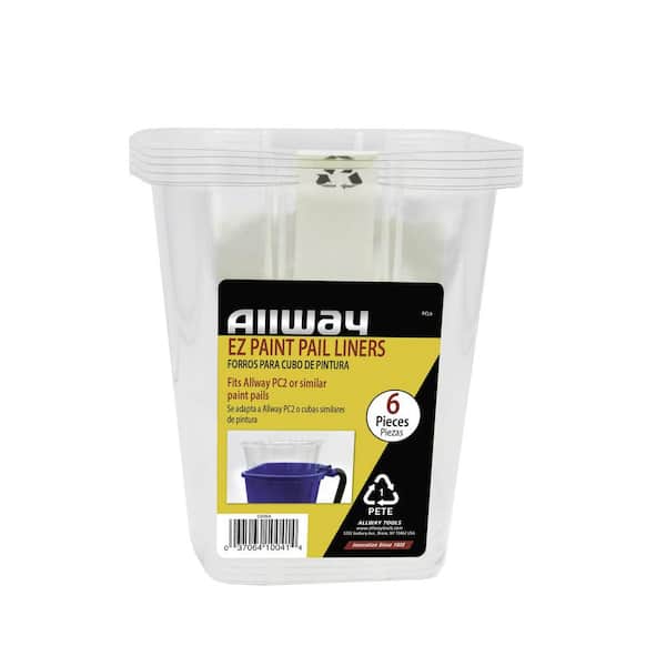 Allway 40 oz. Disposable EZ Paint Pail Liners, 6 Pack