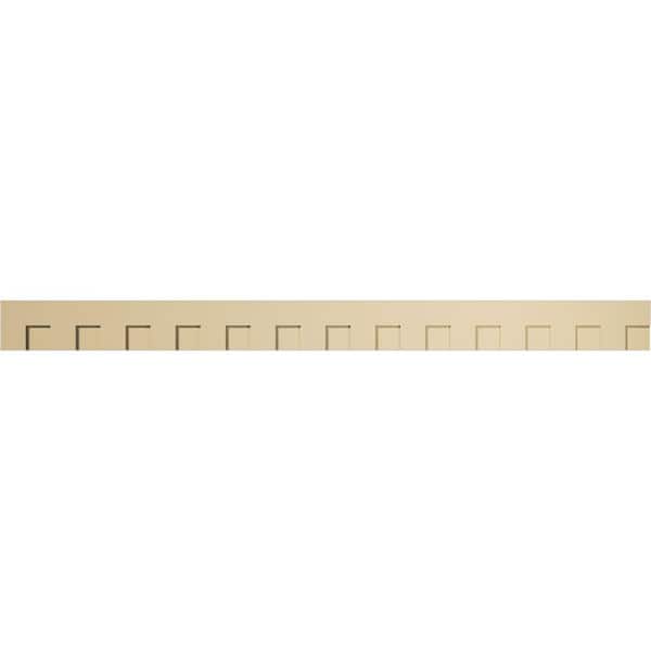 Ekena Millwork 1 in. D x 7 in. W x 9 1 in. L Primed Polyurethane Panel Moulding