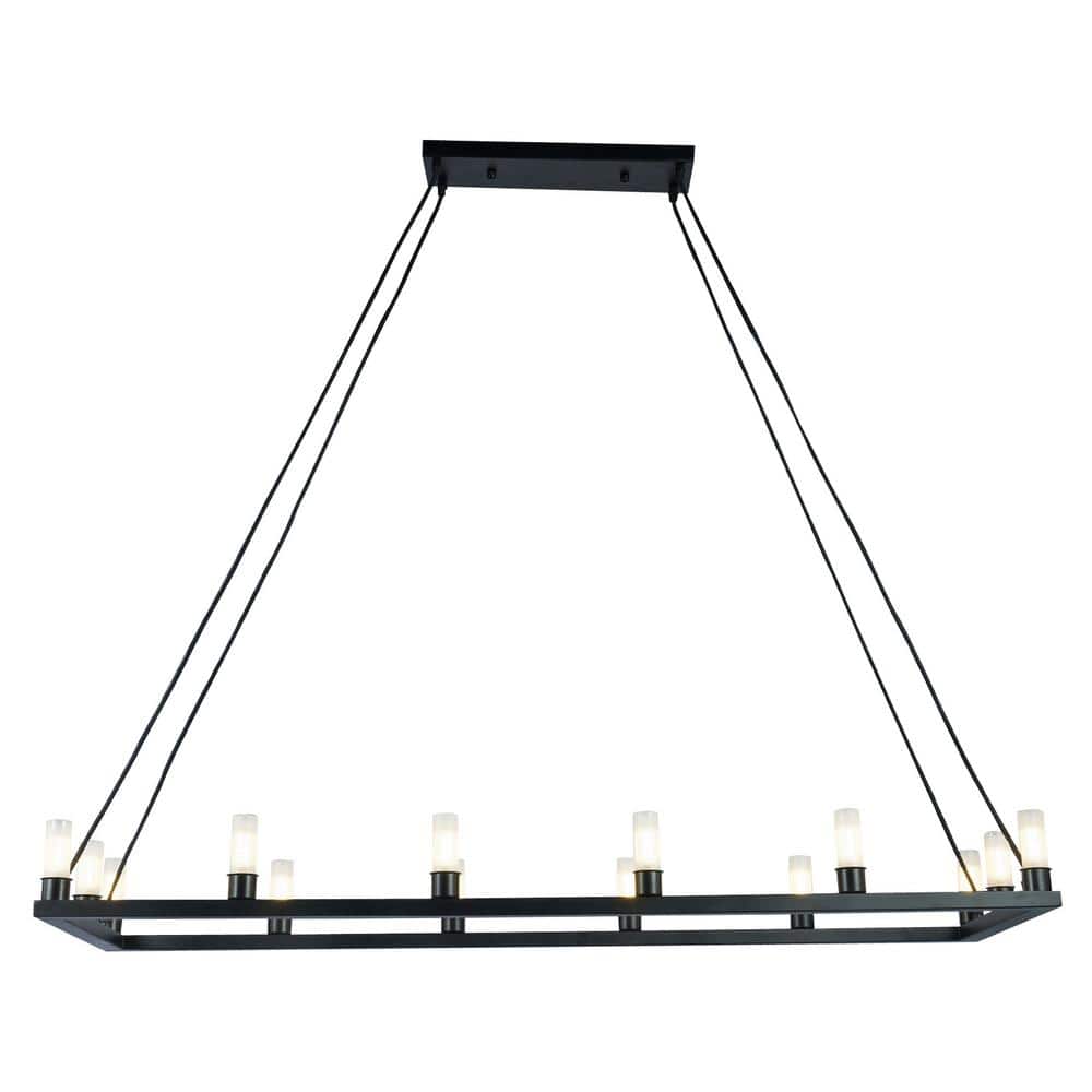 お得な情報満載 Zinak Tiffany of Warehouse 47.2 Matte Indoor 14-Light in. トップス