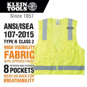 Safety Vest, High-Visibility Reflective Vest, XL