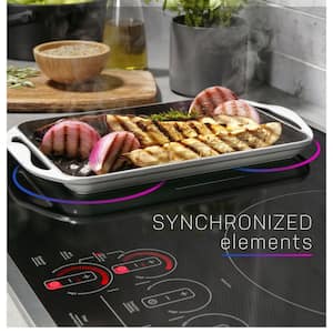 Profile 36 in. 5 Burner Element Smart Smooth Induction Touch Control Cooktop in Stainless Steel