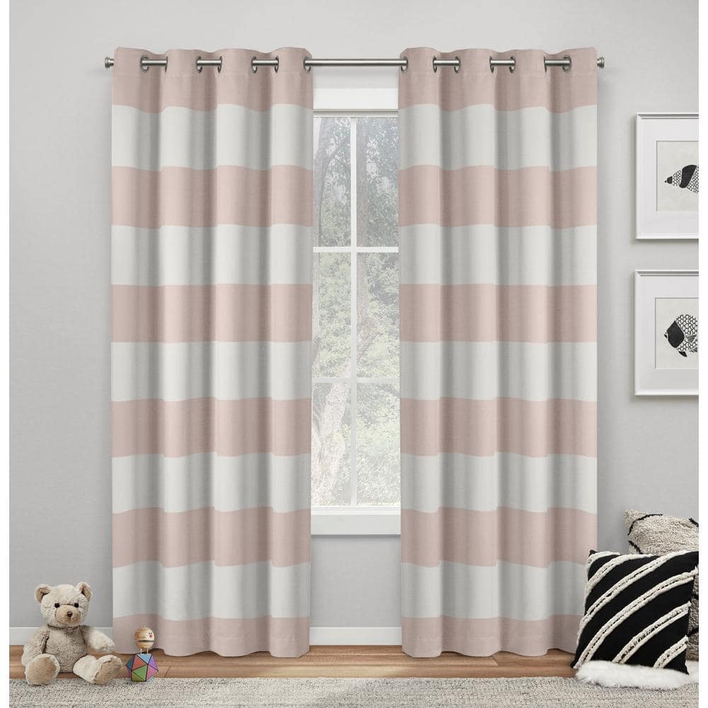 EXCLUSIVE HOME Sateen Rugby Kids Blush Stripe Woven Room