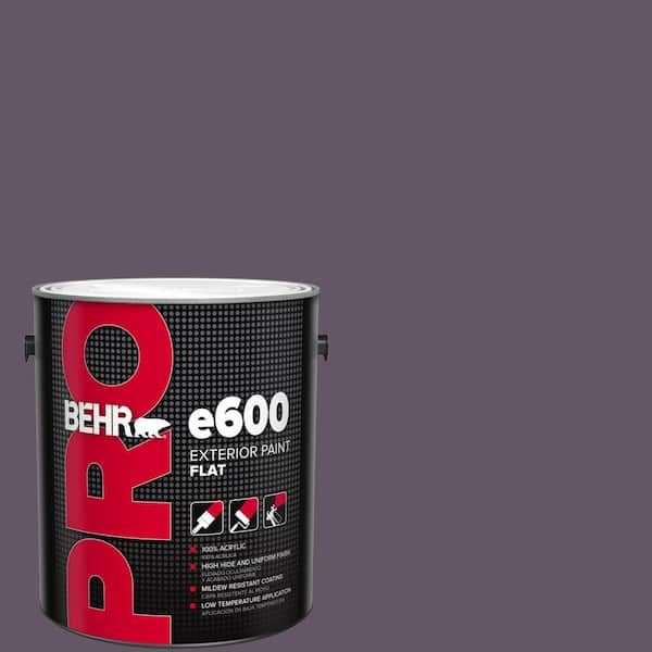 BEHR PRO 1 gal. #HDC-CL-03 Grand Grape Flat Exterior Paint PR61301