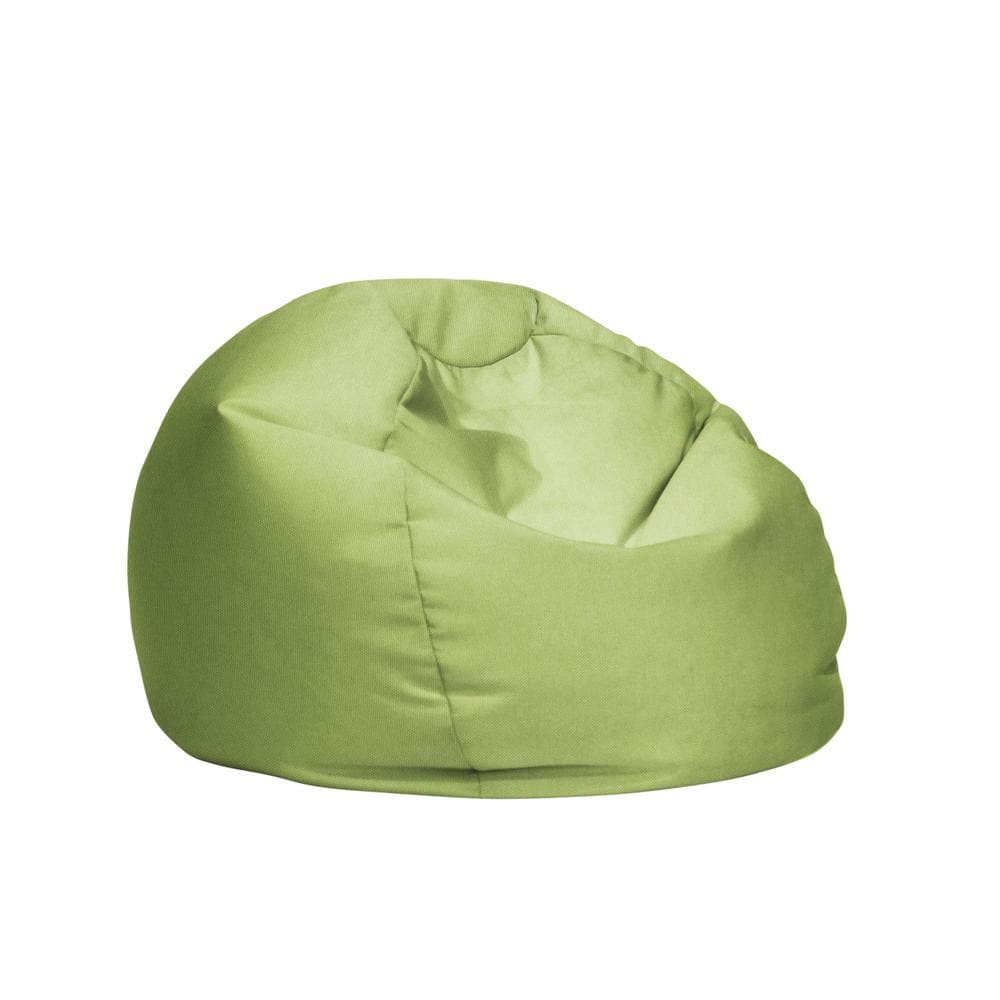 SORRA HOME Green Bean Bag Comfy Chair for All Ages HD035621BB - The Home  Depot
